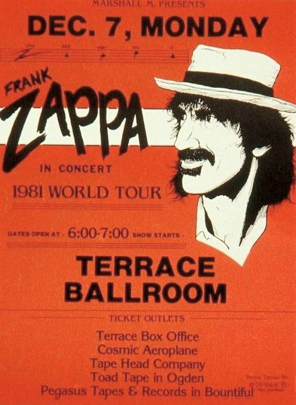 07/12/1981Terrace Ballroom, Salt Lake City, UT